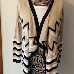 Open cardigan sweater size M